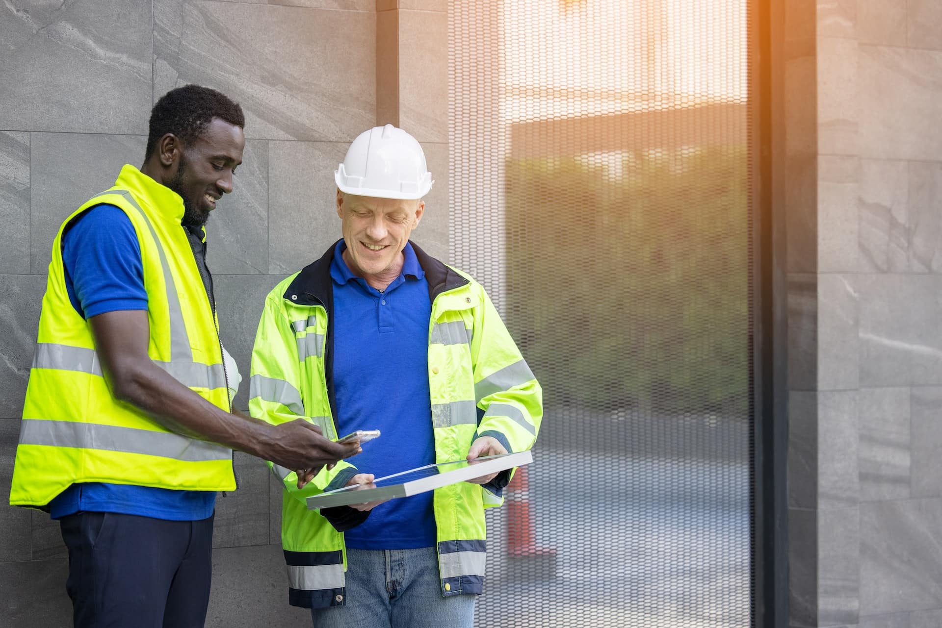 Construction employees